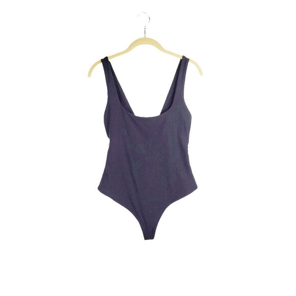 Alix NYC Mott Black Scoop Neck Thong Bodysuit Tank Womens Size Medium - Picture 4 of 10